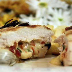Grilled Stuffed Chicken Breast (Petti Di Pollo Ripieni) recipe