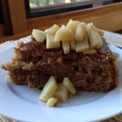Buttery Cinnamon Cake W/Apple Compote recipe