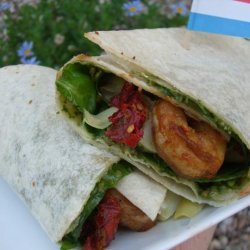 Mediterranean Shrimp Wraps recipe