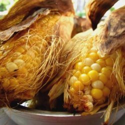 Super Easy, Fat-Free Grilled Corn-In-The-Husk recipe