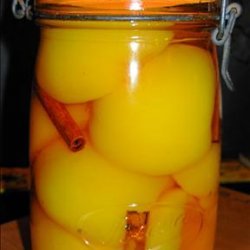 Spiced Peaches in Peach Wine recipe