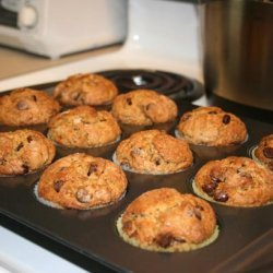 Sinfully Rich Chocolate Chip Muffins recipe