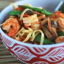 Thai Shrimp Linguine recipe