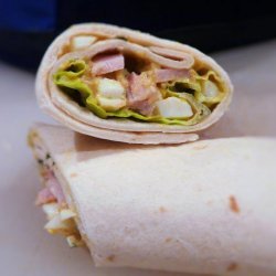 Curried Egg and Ham Wraps recipe