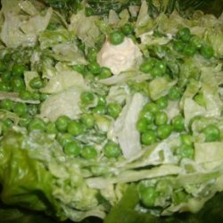 Pea and Lettuce Salad recipe