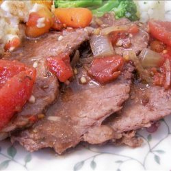 Hurry up Slow Cooked Pot Roast recipe