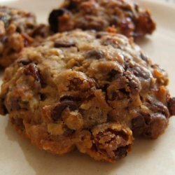 Chunky Trail Mix Breakfast Cookies recipe