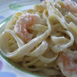 Reduced Fat Shrimp Alfredo recipe