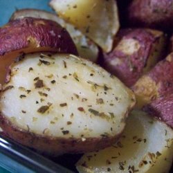 Almost No Fat Roasted Tiny Red Potatoes recipe