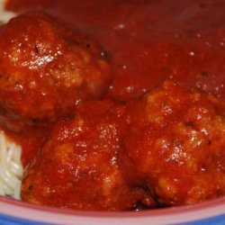 Meatballs from the Disantos recipe