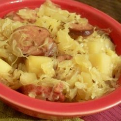 Bratwurst and Sauerkraut Casserole recipe