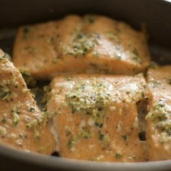 Creamy Parmesan Salmon Fillet recipe