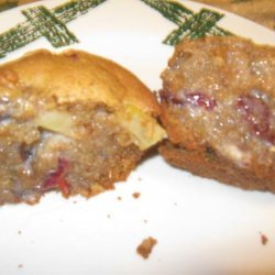 Apple Cranberry Walnut Muffins recipe