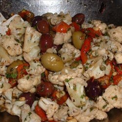 Cauliflower Olive Antipasto Salad recipe