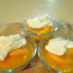 Sliced Peaches in Lime Rum Sauce (Diabetic) recipe