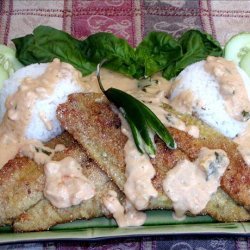 Fried Catfish With a Creamy Thai Sauce recipe