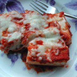 Cheesy Tofu Strips - Italian Style recipe