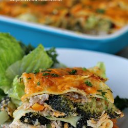 Broccoli Chicken Lasagna recipe