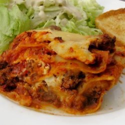 Easy Lasagna With Cottage Cheese recipe