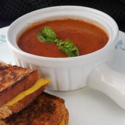 Quick Roasted Tomato Basil Soup recipe