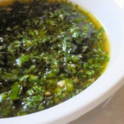 Parsley, Olive Oil, and Garlic Sauce recipe