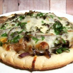Wild Mushroom, Red Onion and Sage Pizza recipe