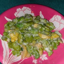Pasta With Fava Beans and Lemon Sauce recipe