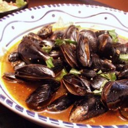 Stir-Fried Mussels With Chili, Garlic and Basil recipe