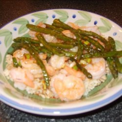 Sesame Shrimp & Asparagus recipe