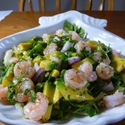 Shrimp,papaya & Avocado Salad recipe