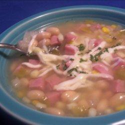Summer Corn and White Bean Soup recipe