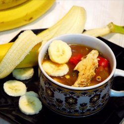 Caribbean Chicken Soup With Bananas recipe