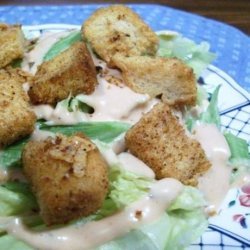 South of the Border  Chili Croutons recipe