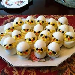 Easy Creamy Deviled Eggs recipe