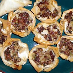 Chanterelle Mushroom and Bacon Tartlets recipe