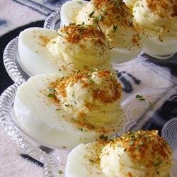 Creamy Cajun Deviled Eggs recipe