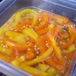 Marinated Red Peppers recipe