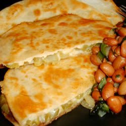 Tortillas with Cactus and Cheese recipe