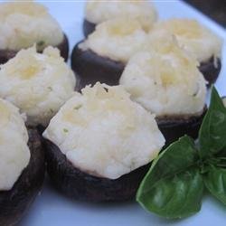 Garlic Herb Cheese Stuffed Mushrooms recipe