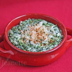 Healthier Hot Artichoke and Spinach Dip II recipe