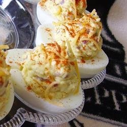 Fully Loaded Deviled Eggs recipe