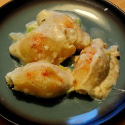 Crab and Seafood Stuffed Shells recipe