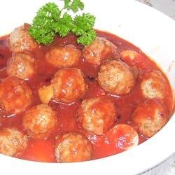 Slow Cooker BBQ Meatballs and Polish Sausage recipe