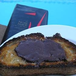 Chocolate Sea Salt Crostini recipe