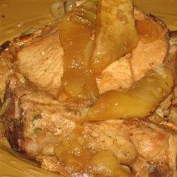 Apple Glazed Pork Chops recipe