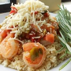 Shrimp with Tomatoes and Feta Cheese recipe