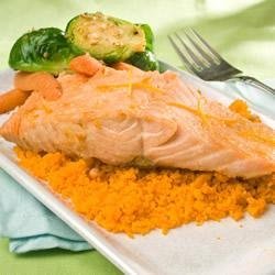 Grilled Salmon With Orange Glaze recipe
