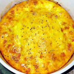 Ham and Cheese Omelet Casserole recipe