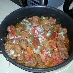 Daddy's Sausage and Peppers recipe
