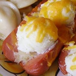 Hot Dog a la Potato recipe